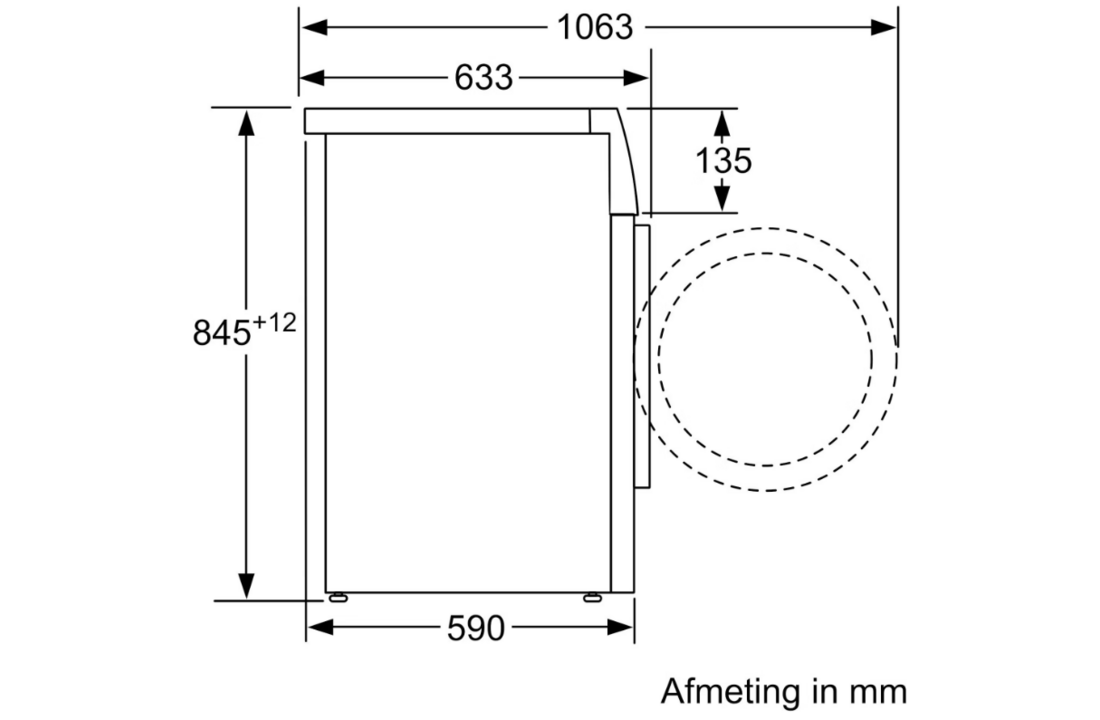 Siemens WM14N206NL iQ300  - Wasmachine