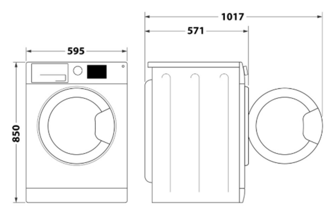 Whirlpool FFBBE 7469 BSEV - Wasmachine
