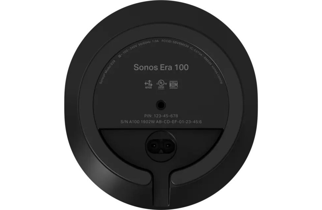 Sonos Era 100 (Zwart) - Boekenplank speaker