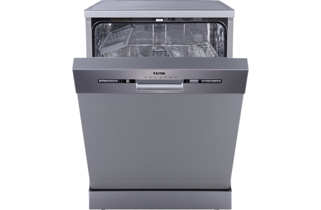 ETNA VWV142RVS - Vrijstaande vaatwasser
