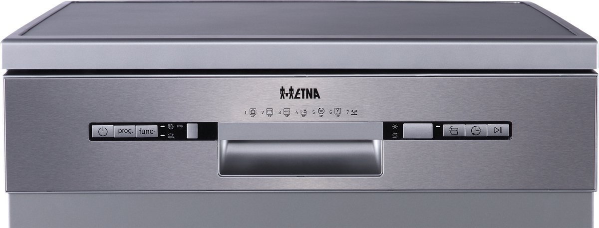 ETNA VWV142RVS - Vrijstaande vaatwasser