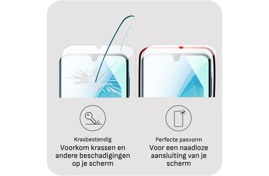 Just in Case Samsung Galaxy A16 / A17 Tempered Glass - Screenprotector