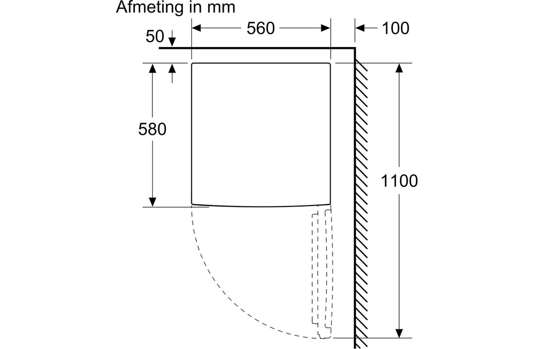 Bosch KTL15NWEB - Tafelmodel koelkast