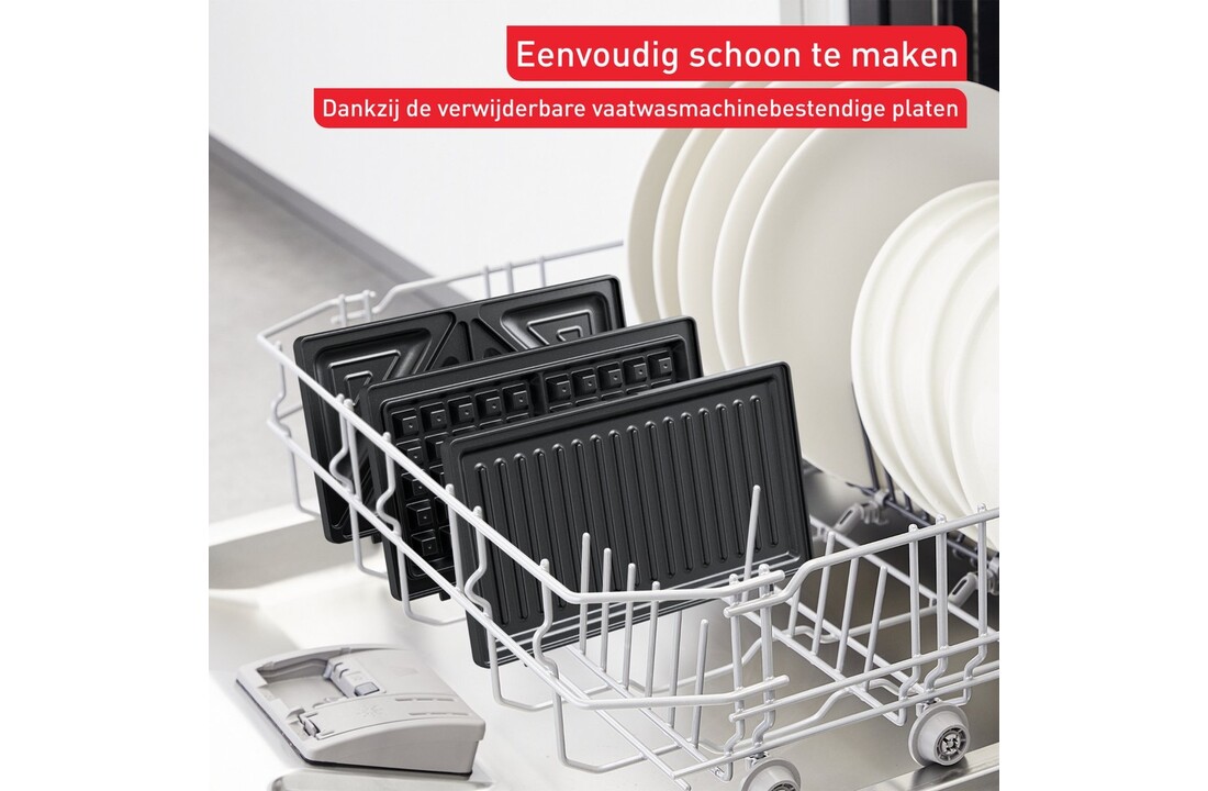 Tefal UltraCompact 3in1 SW383D - Tosti-ijzer