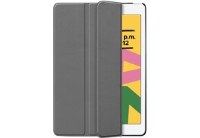 Just in Case Smart Tri-Fold Case - Apple iPad 10.2 - Grijs - Tablethoes