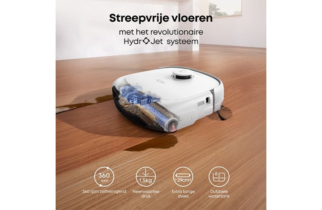 Eufy Omni E25 Wit - Robotstofzuiger