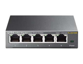 TP-Link TL-SG105E 5-poorts Gigabit Easy Smart - Netwerk switch