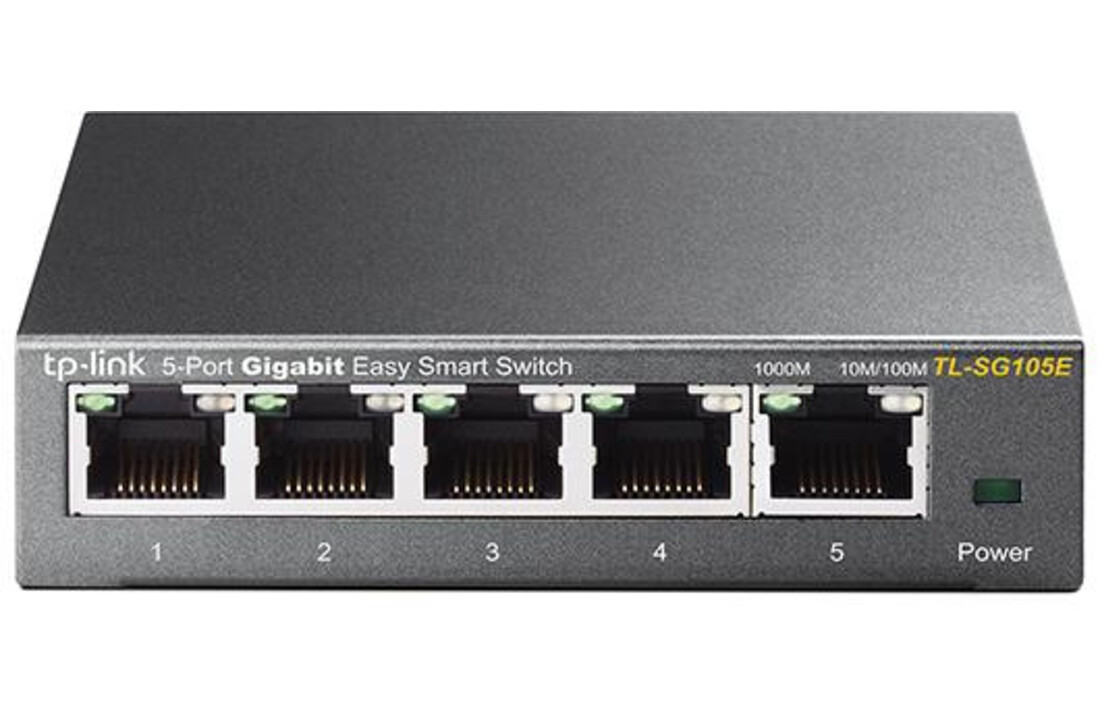 TP-Link TL-SG105E 5-poorts Gigabit Easy Smart - Netwerk switch