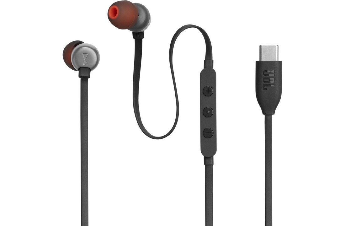 JBL Tune 310C USB Zwart - Oordopjes