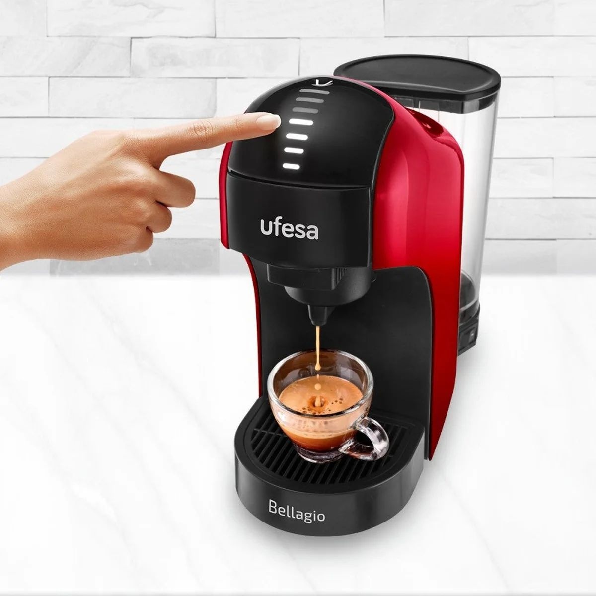 Ufesa Bellagio Rossa - Koffiemachine