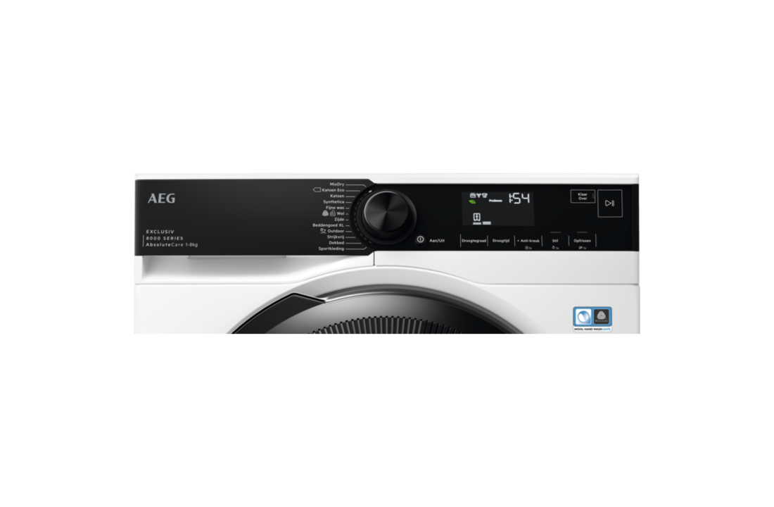 AEG TR8TRIER 8000 Serie AbsoluteCare - Warmtepompdroger