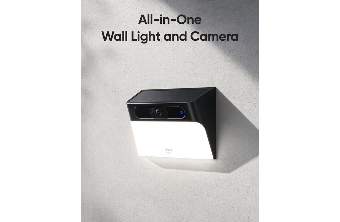 eufy Solar Wall Light Cam S120 - Beveiligingscamera