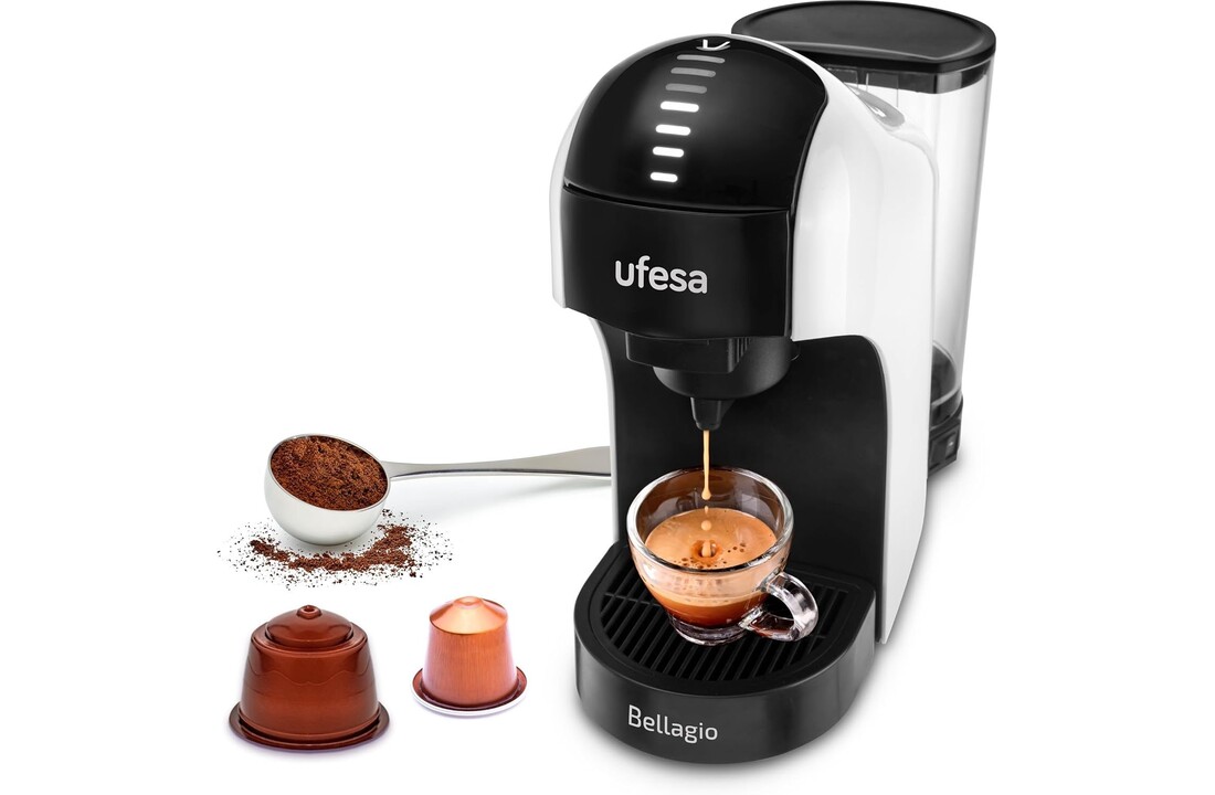 Ufesa Bellagio Wit - Koffiemachine