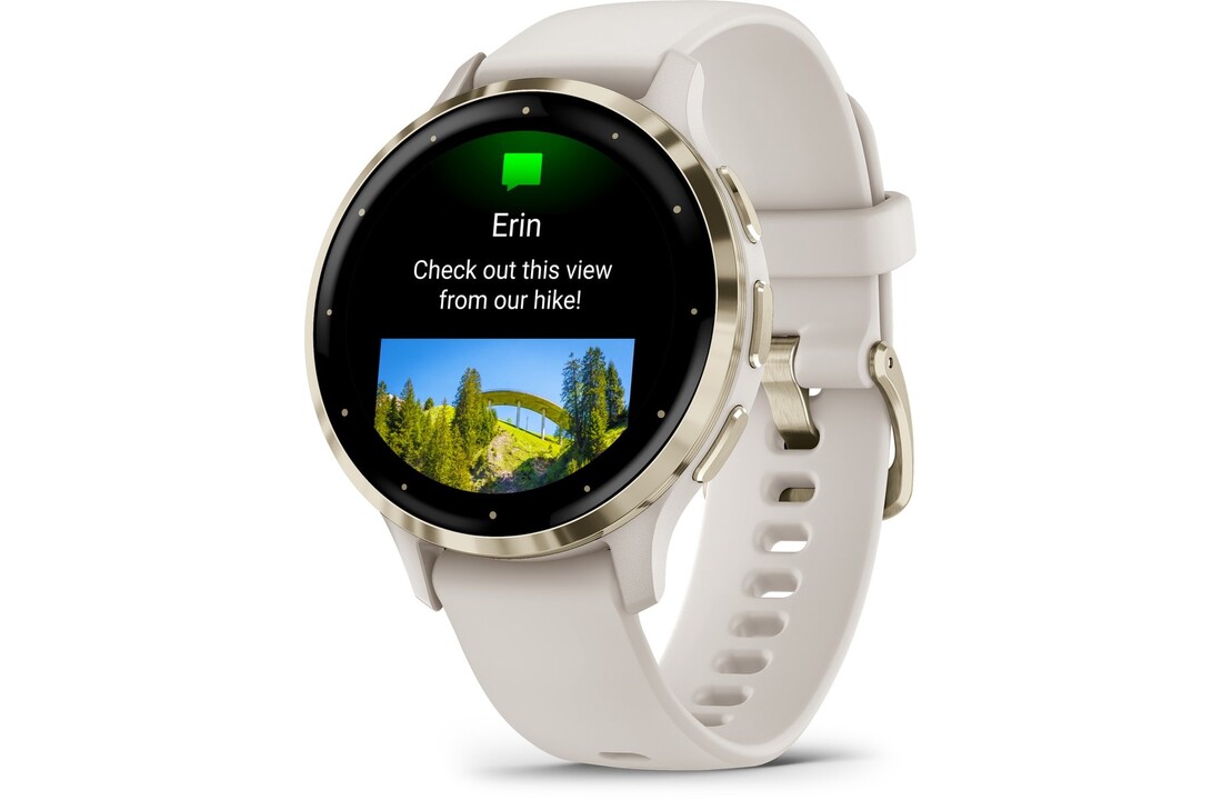 Garmin Venu 3S Goud/Wit - Smartwatch