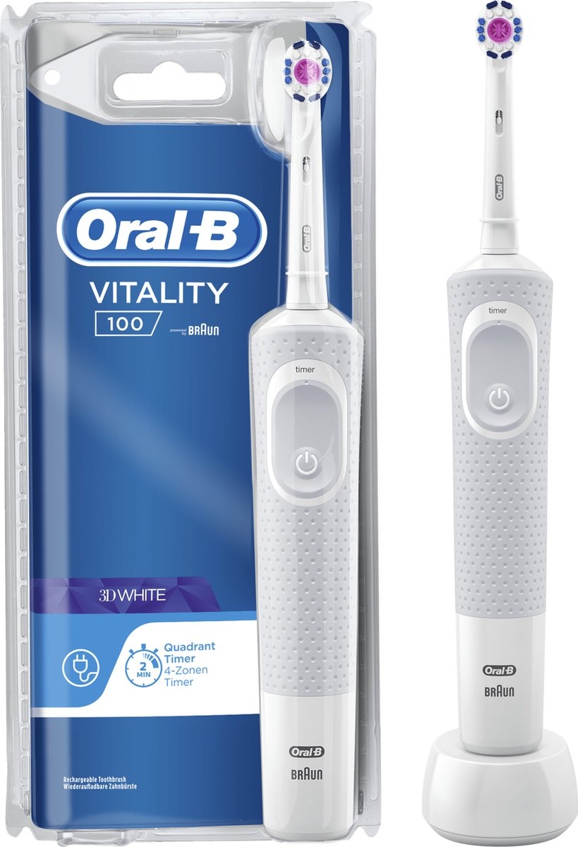 Oral-B Vitality 100 3DWhite - Elektrische tandenborstel
