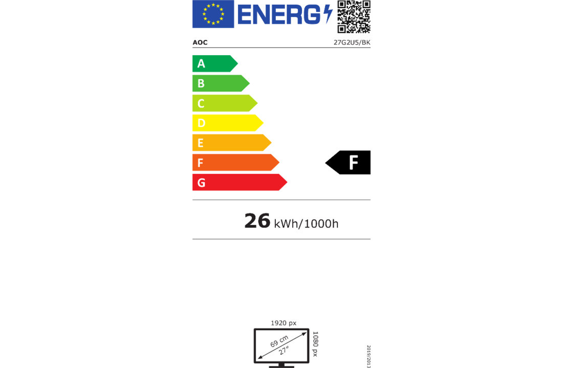 AOC 27G2U5/BK - Monitor