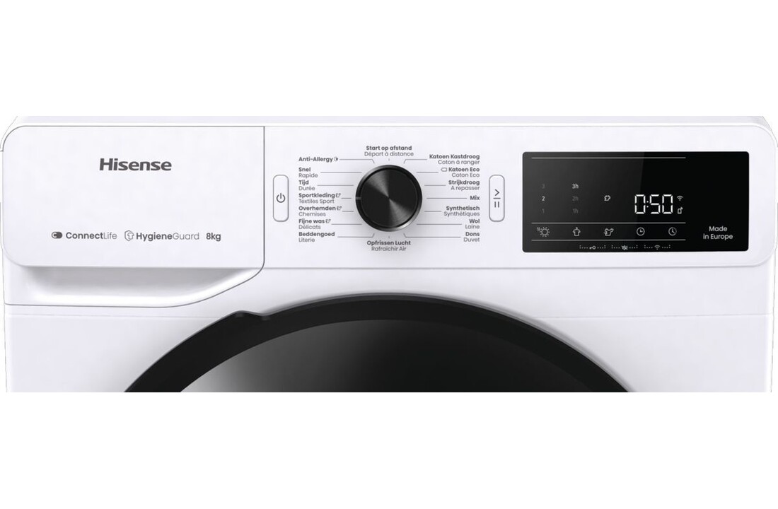 Hisense DH3V800UW/BLX - Warmtepompdroger