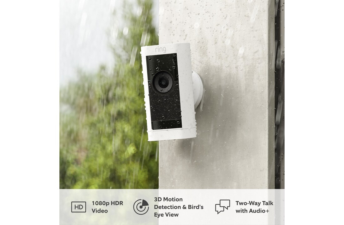 Ring Stick UP Pro Battery Wit - Beveiligingscamera