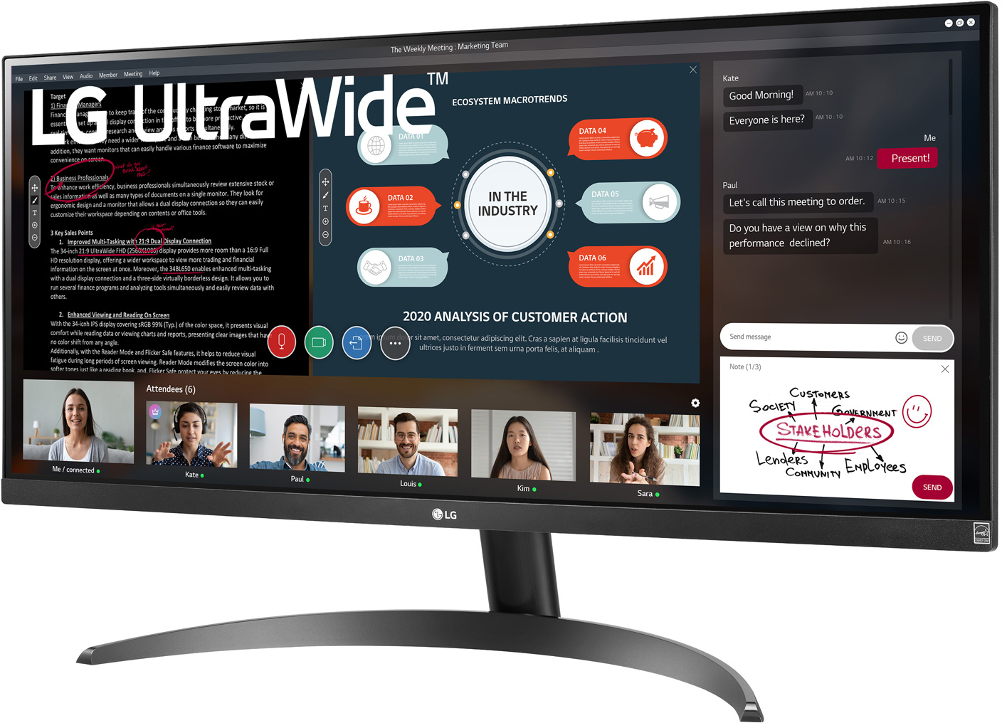 LG 29WP500-B UltraWide - Monitor