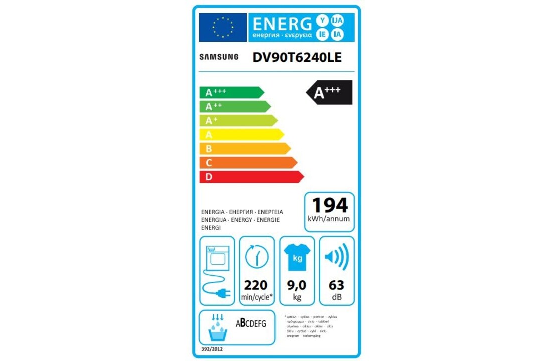 Samsung DV90T6240LE - Warmtepompdroger