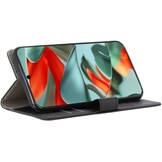 Just in Case Google Pixel 9 Pro XL PU leather Book Case Zwart - Telefoonhoesje