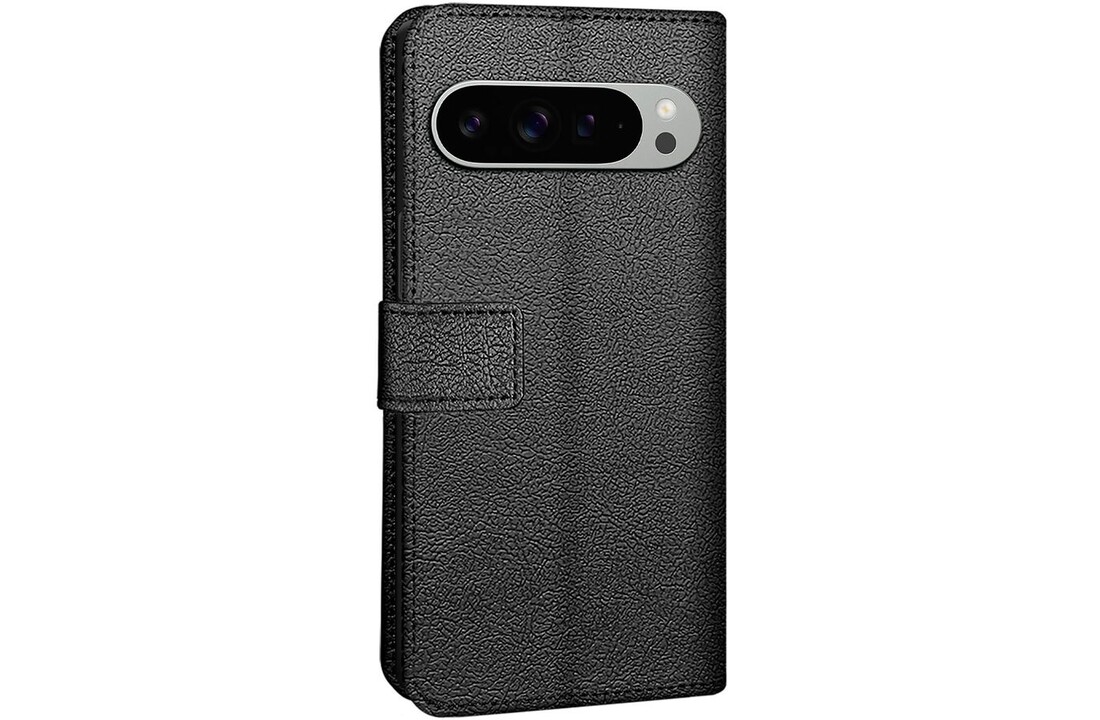 Just in Case Google Pixel 9 Pro XL PU leather Book Case Zwart - Telefoonhoesje