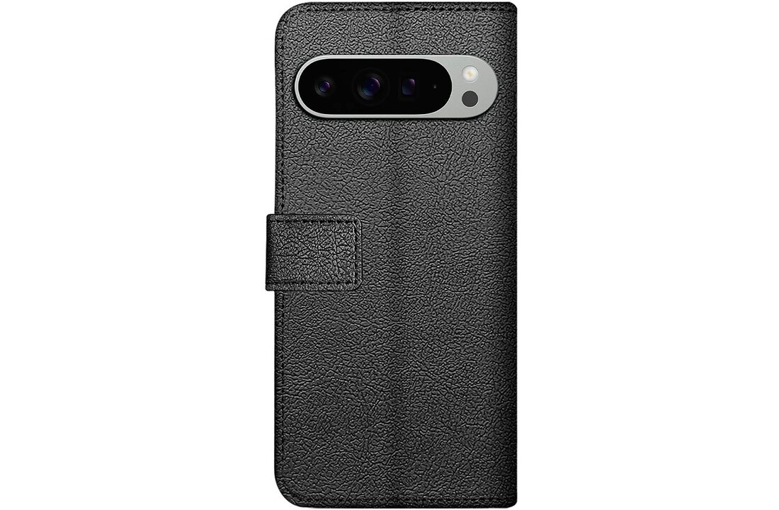 Just in Case Google Pixel 9 Pro XL PU leather Book Case Zwart - Telefoonhoesje