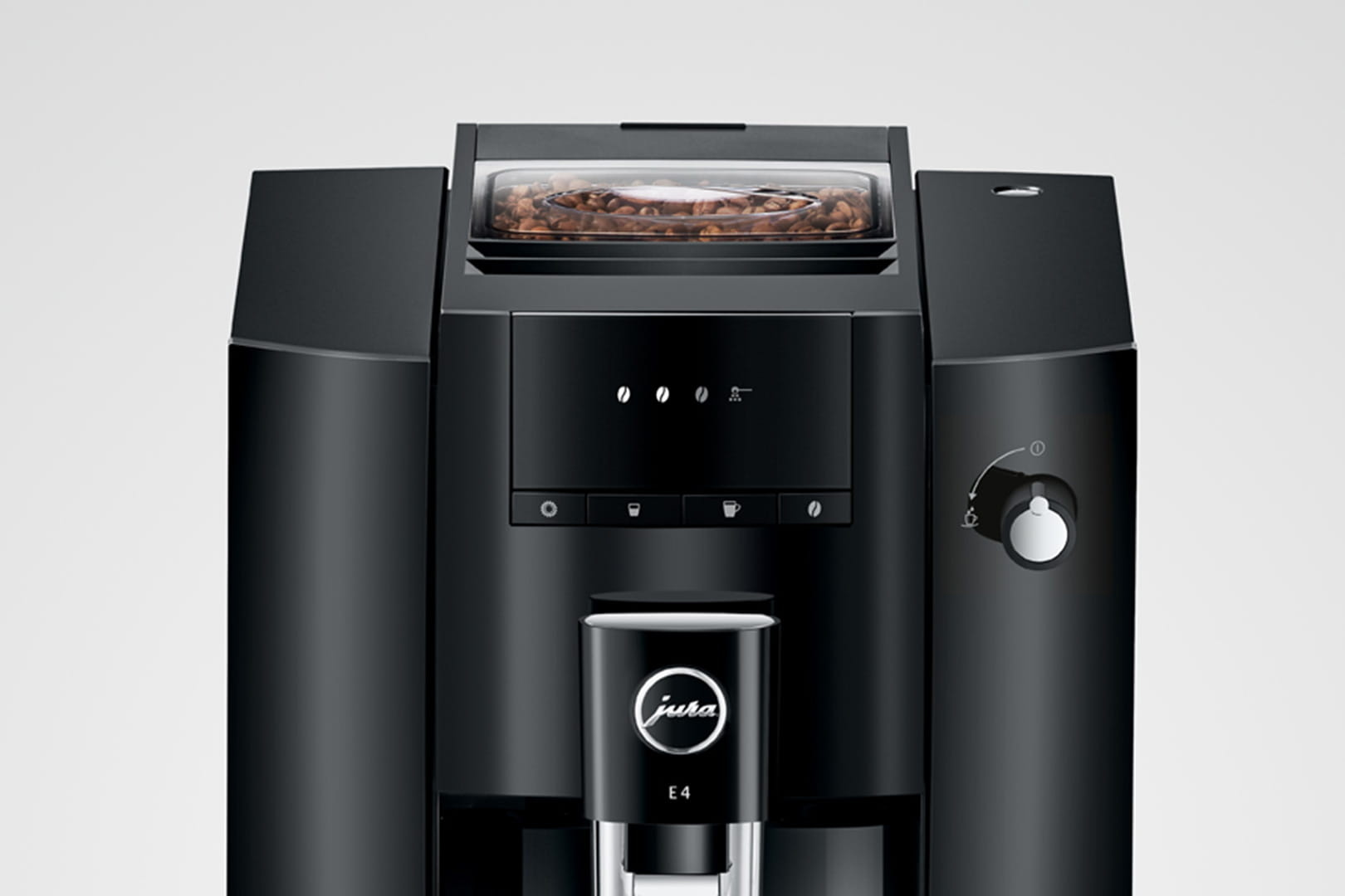 JURA E4 Piano Black (EA) - Koffiemachine.
