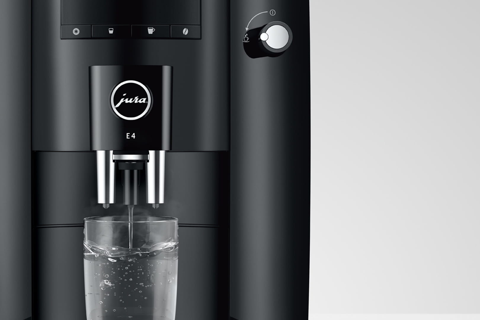 JURA E4 Piano Black (EA) - Koffiemachine.