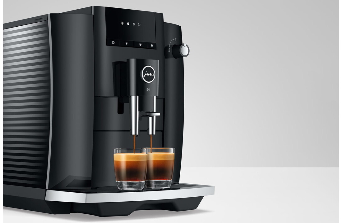JURA E4 Piano Black (EA) - Koffiemachine.