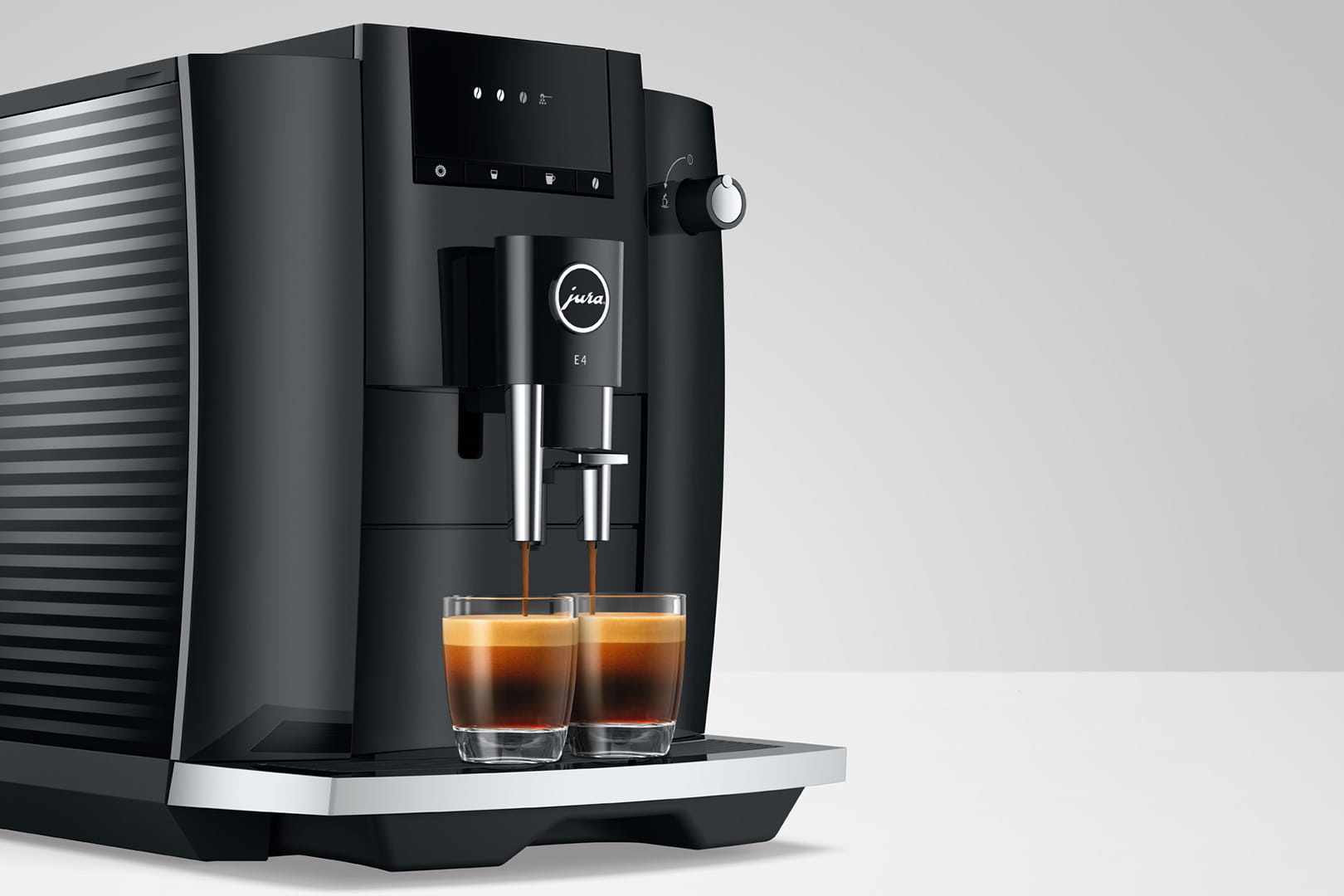 JURA E4 Piano Black (EA) - Koffiemachine.