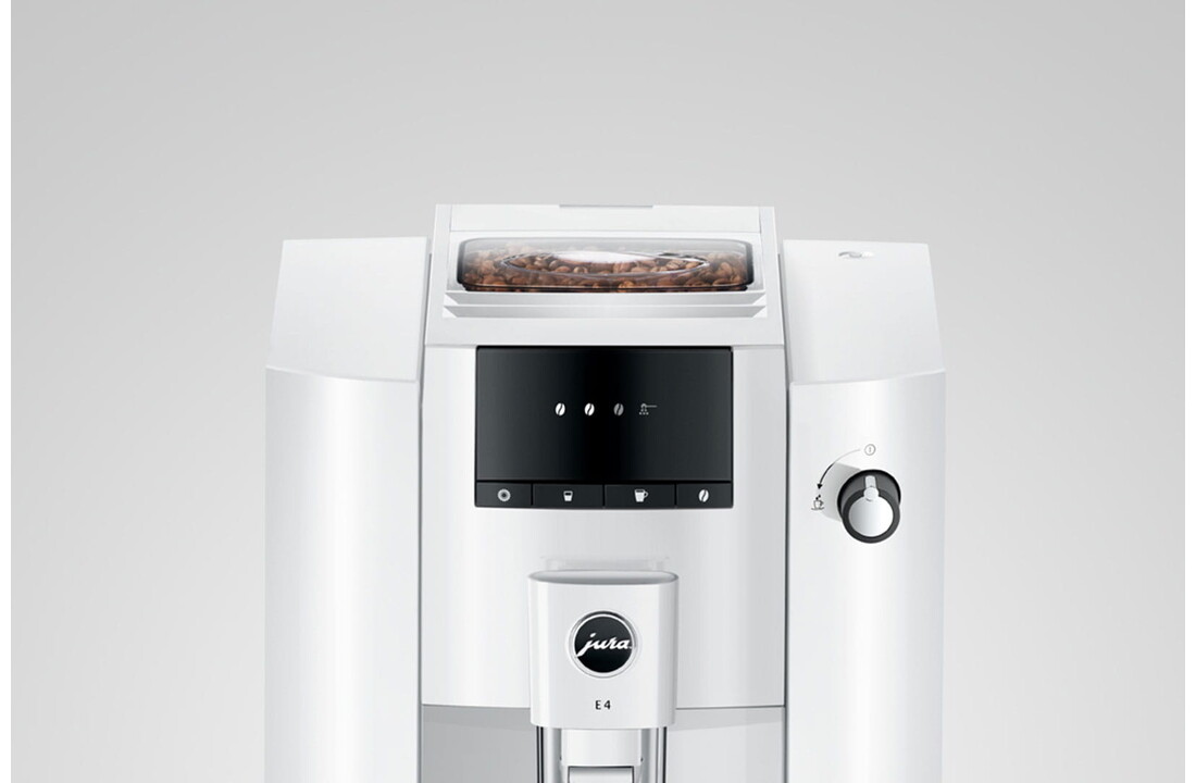 JURA E4 Piano White (EA) - Koffiemachine.