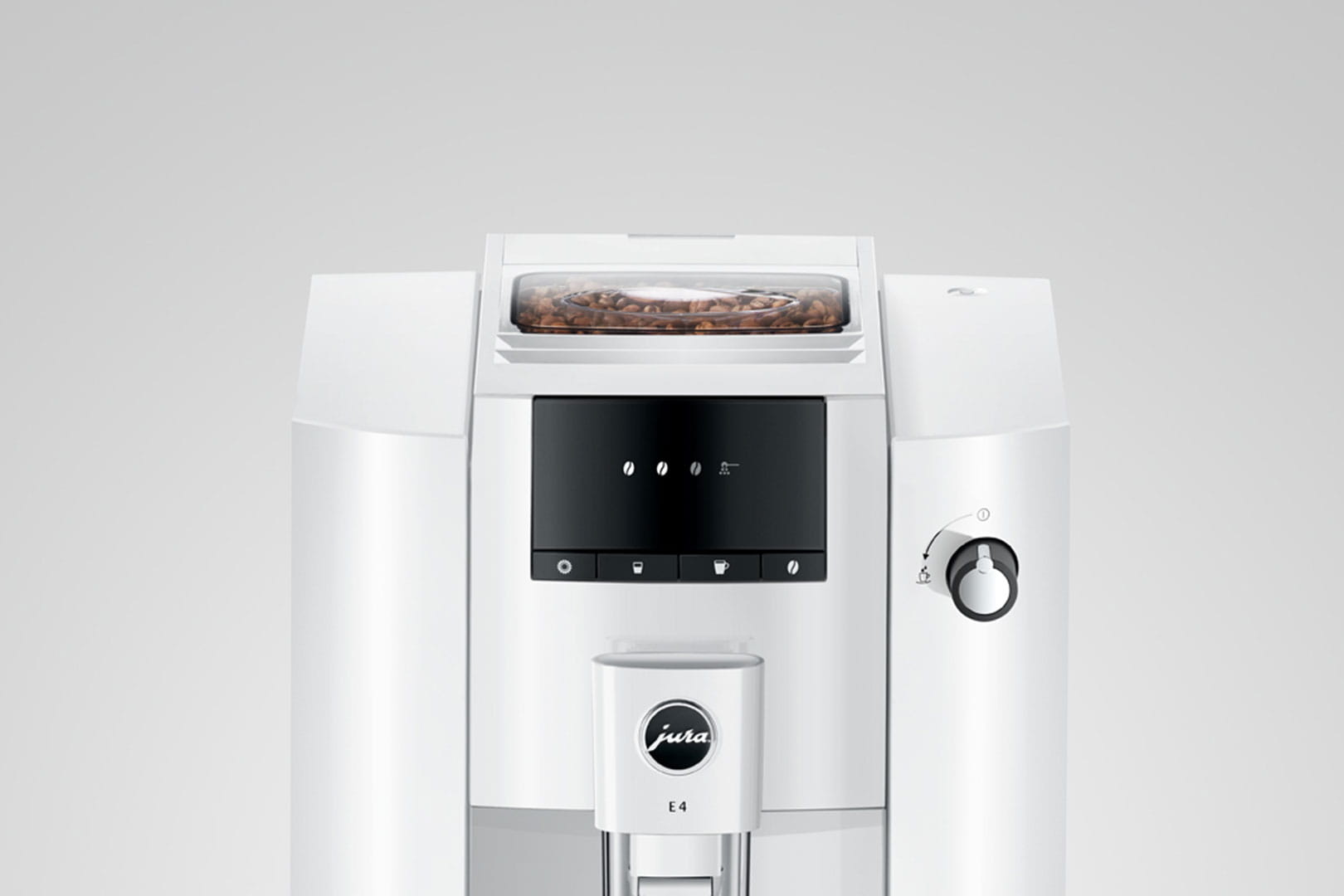 JURA E4 Piano White (EA) - Koffiemachine.