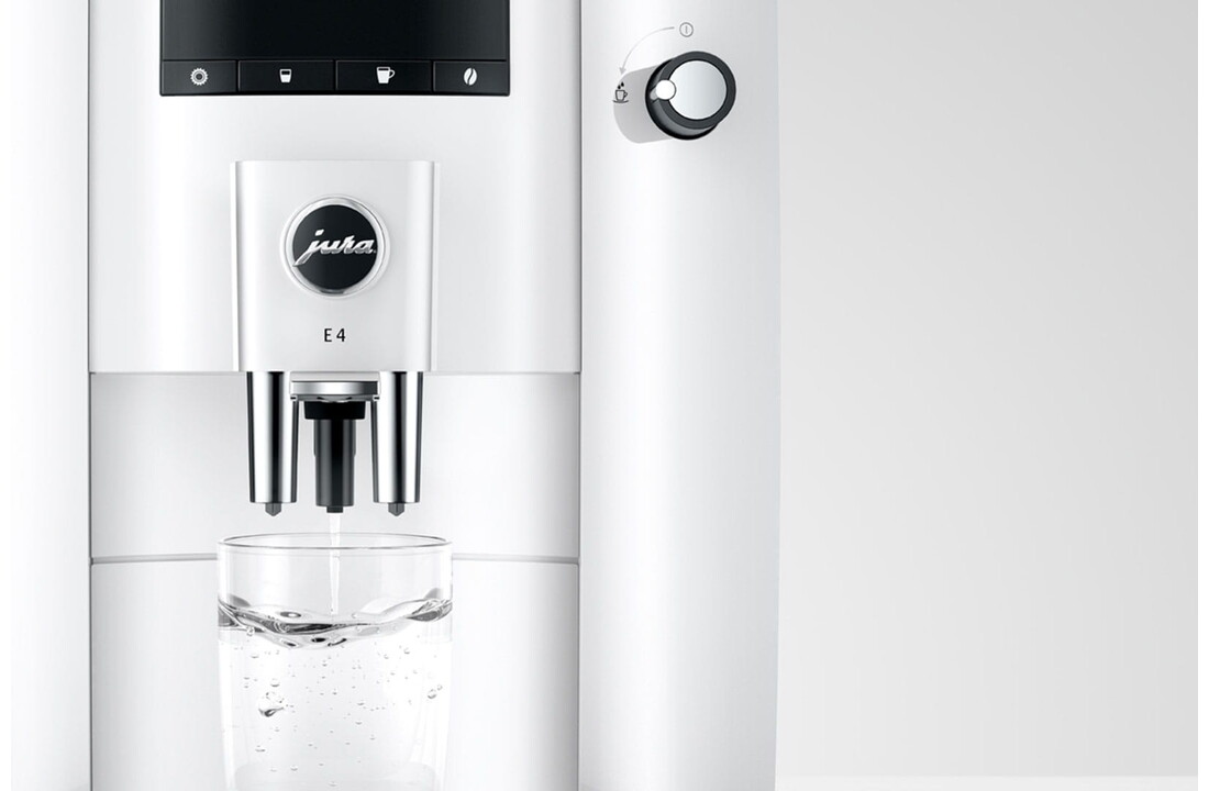 JURA E4 Piano White (EA) - Koffiemachine.