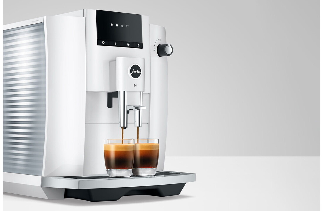 JURA E4 Piano White (EA) - Koffiemachine.