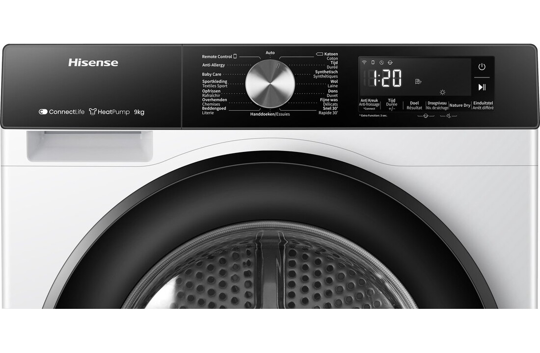 Hisense DH3S902BW3 - Warmtepompdroger