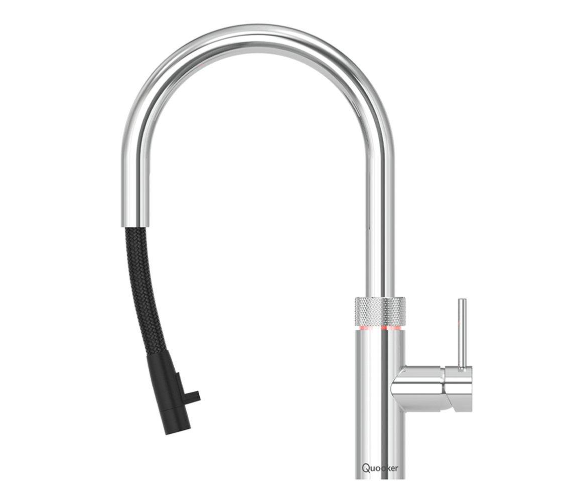 Quooker Flex Round Chroom (Losse kraan) - Kokendwaterkraan.