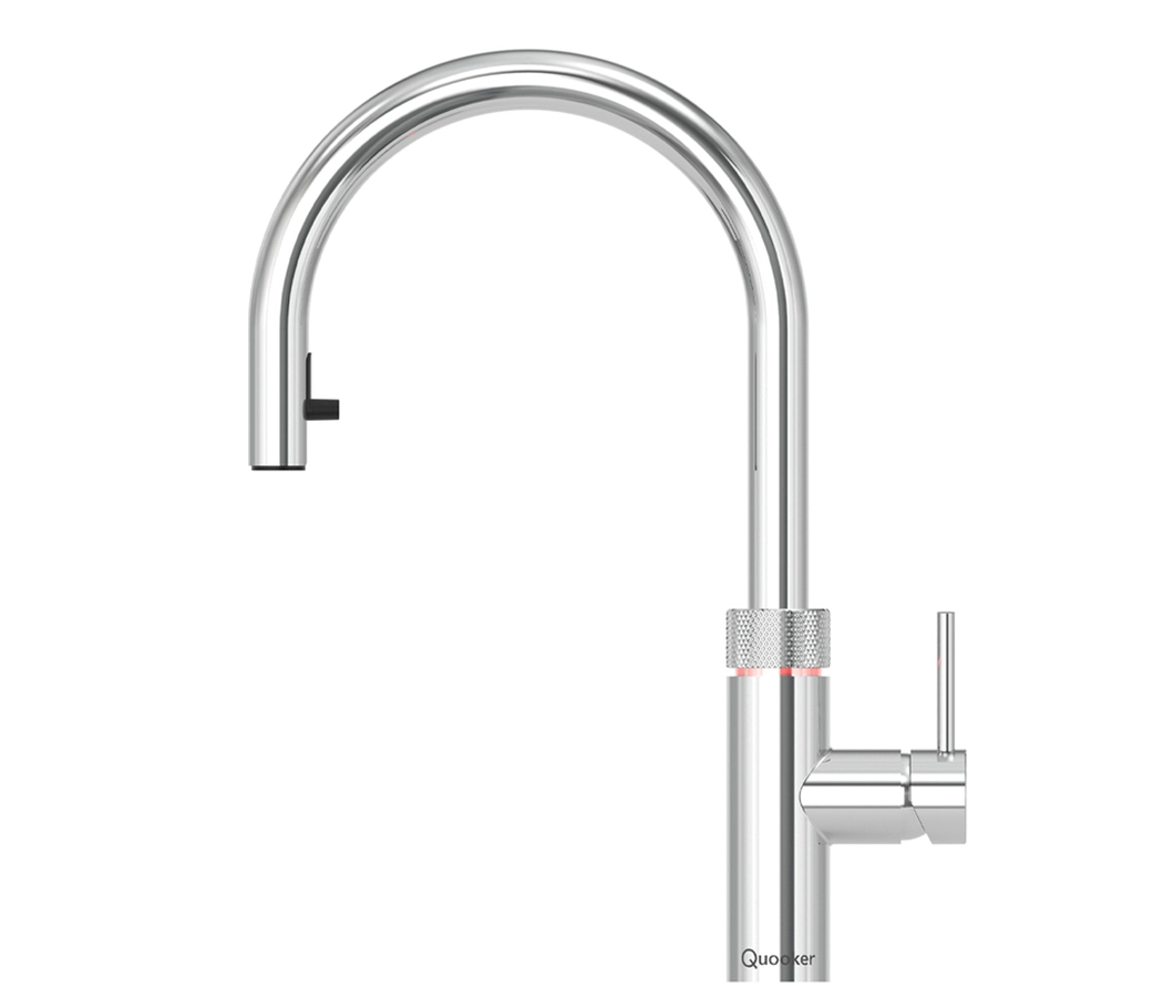 Quooker Flex Round Chroom (Losse kraan) - Kokendwaterkraan.