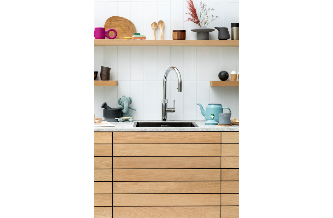 Quooker Flex Round Chroom (Losse kraan) - Kokendwaterkraan.