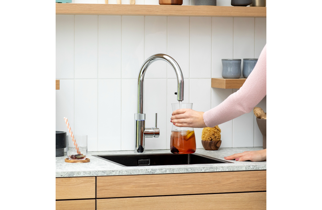 Quooker Flex Round Chroom (Losse kraan) - Kokendwaterkraan.