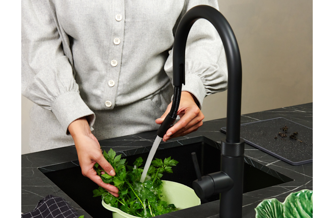 Quooker Flex Round Zwart (Losse kraan) - Kokendwaterkraan.