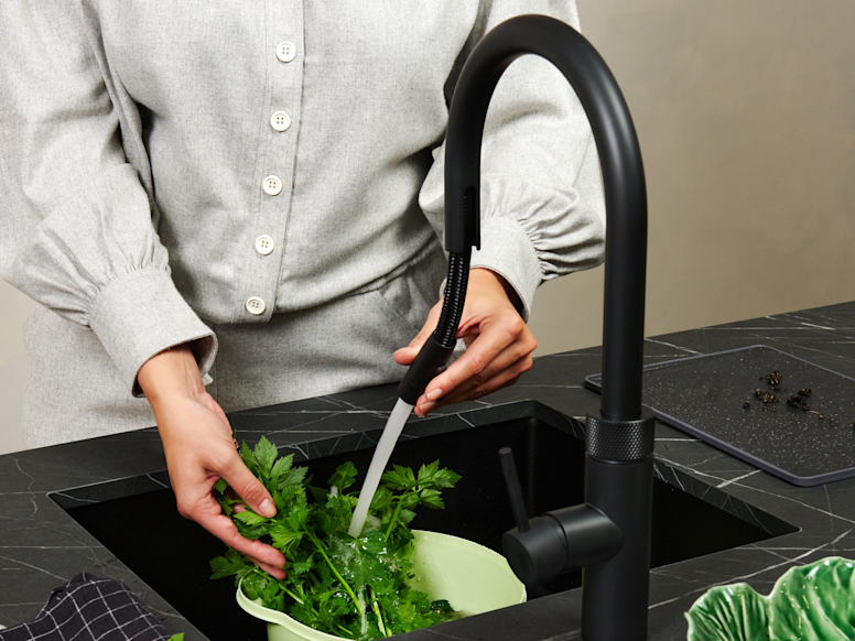 Quooker Flex Round Zwart (Losse kraan) - Kokendwaterkraan.