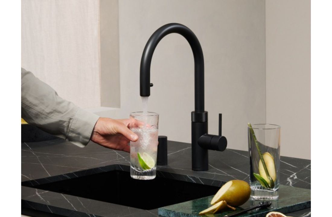 Quooker Flex Round Zwart (Losse kraan) - Kokendwaterkraan.