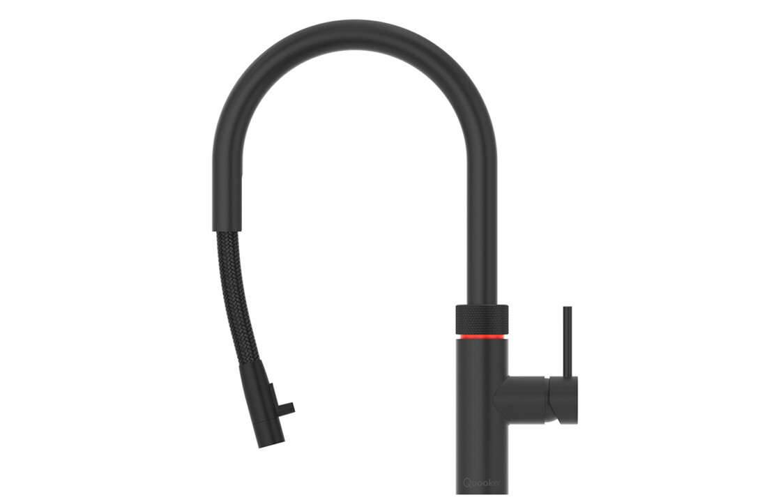 Quooker Flex Round Zwart (Losse kraan) - Kokendwaterkraan.