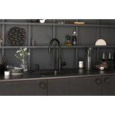 Quooker Flex Round Zwart (Losse kraan) - Kokendwaterkraan.