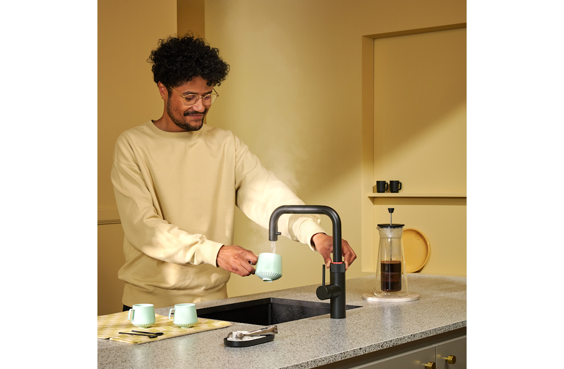 Quooker Flex Square Zwart (Losse kraan) - Kokendwaterkraan.