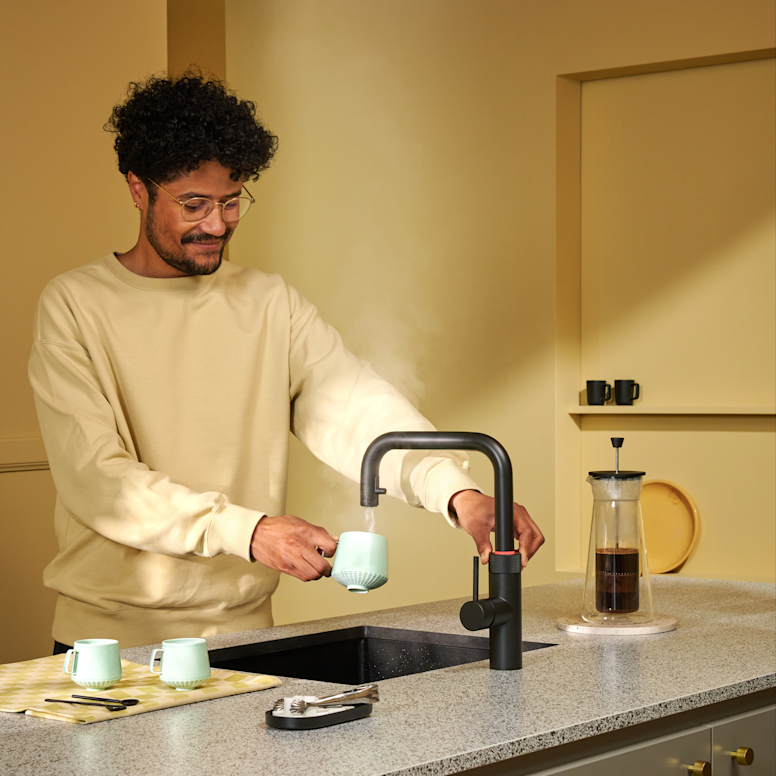 Quooker Flex Square Zwart (Losse kraan) - Kokendwaterkraan.