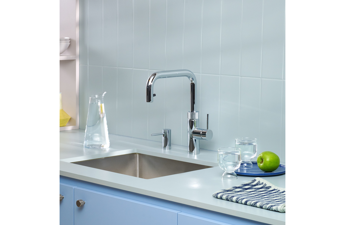 Quooker Flex Square Chroom (Losse kraan) - Kokendwaterkraan.