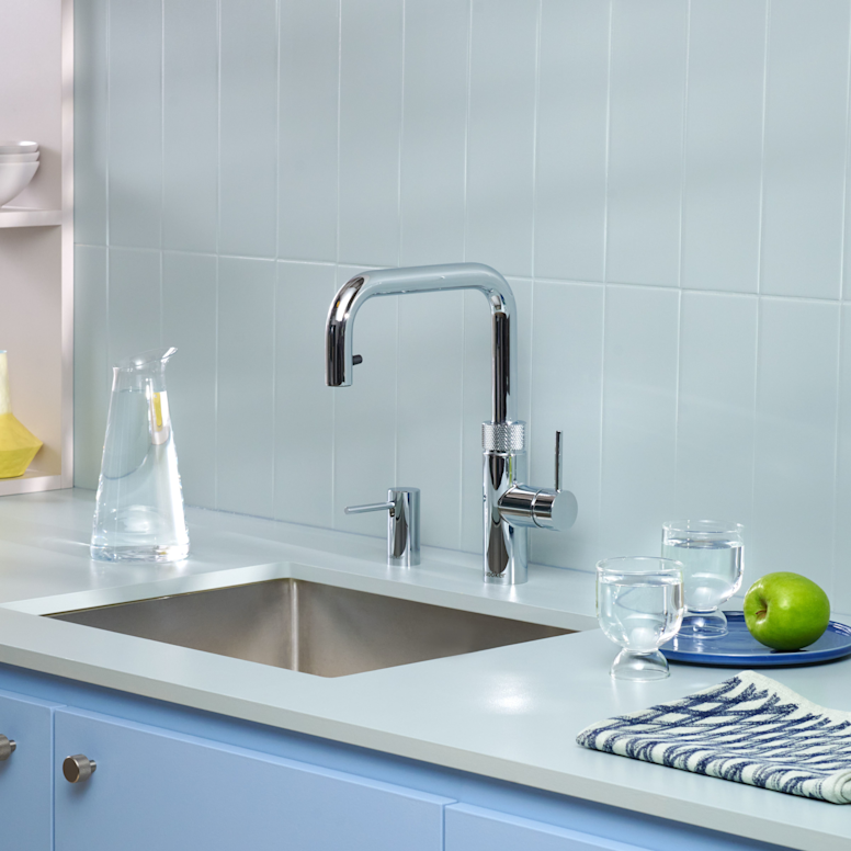 Quooker Flex Square Chroom (Losse kraan) - Kokendwaterkraan.