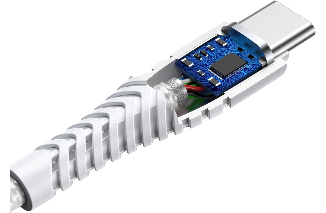 Veger V104 USB-A naar USB-C kabel 1.2m Nylon